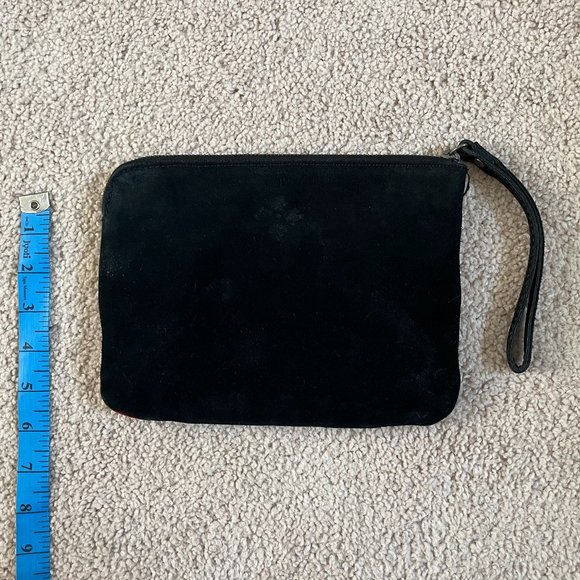 Patricia Nash *Cassini* Wristlet, Colorblock Suede, Gently Used - Picture 7 of 11